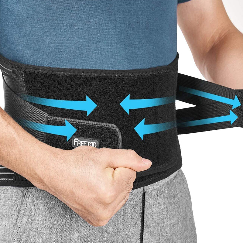 Breathable and Stretchable Pain Relief Lower Back Posture Support Braces