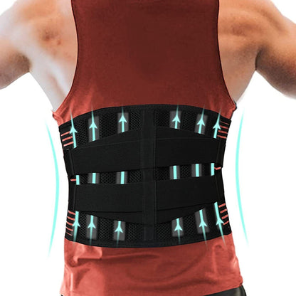 Breathable and Stretchable Pain Relief Lower Back Posture Support Braces
