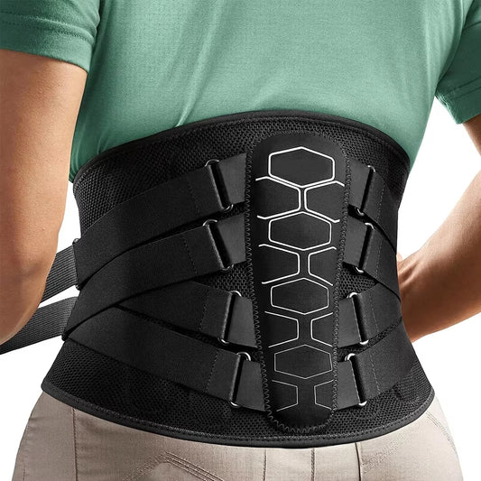 Lightweight Lumbar Support Belt with Soft Pad